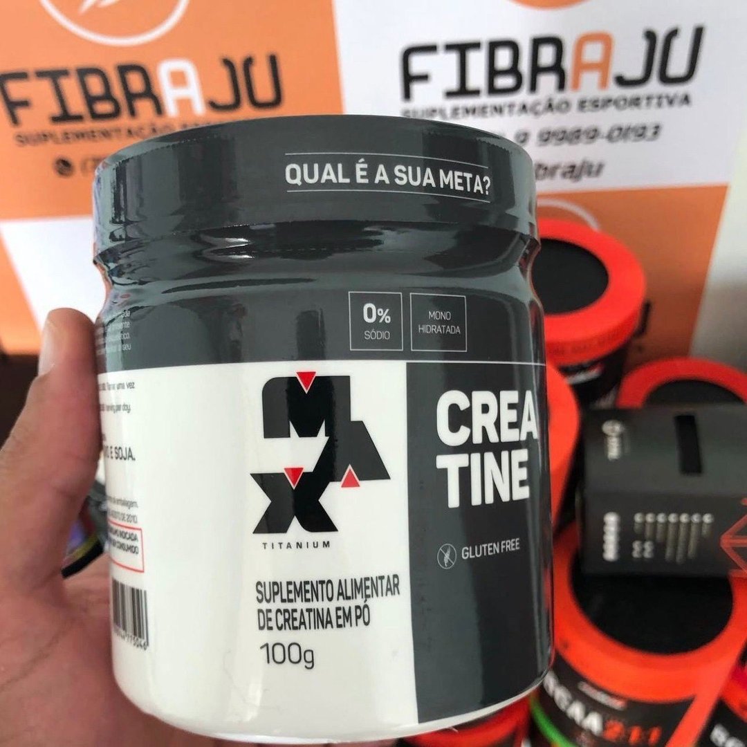 🤓Creatina Max Titanium Creatine Monohidratada 100g