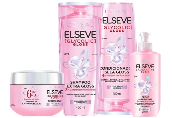 Lançamento Elseve L’Oréal: Glycolic Gloss