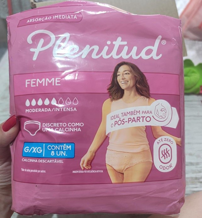 Roupa Íntima Plenitud Femme - 8 unidades