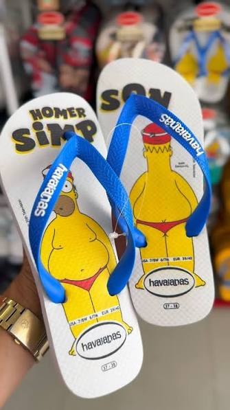 Chinelo Havaianas Simpsons