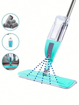 Mop Spray Magico Esfregão Com Reservatorio Rodo De Limpeza Microfibra Refil