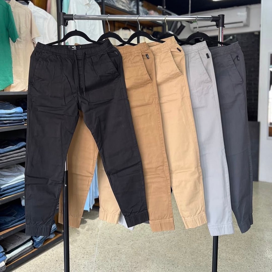 Kit 3 Calças Heyju Jogger Jeans Com Punho Elastico Masculina - Tam. P ao GG