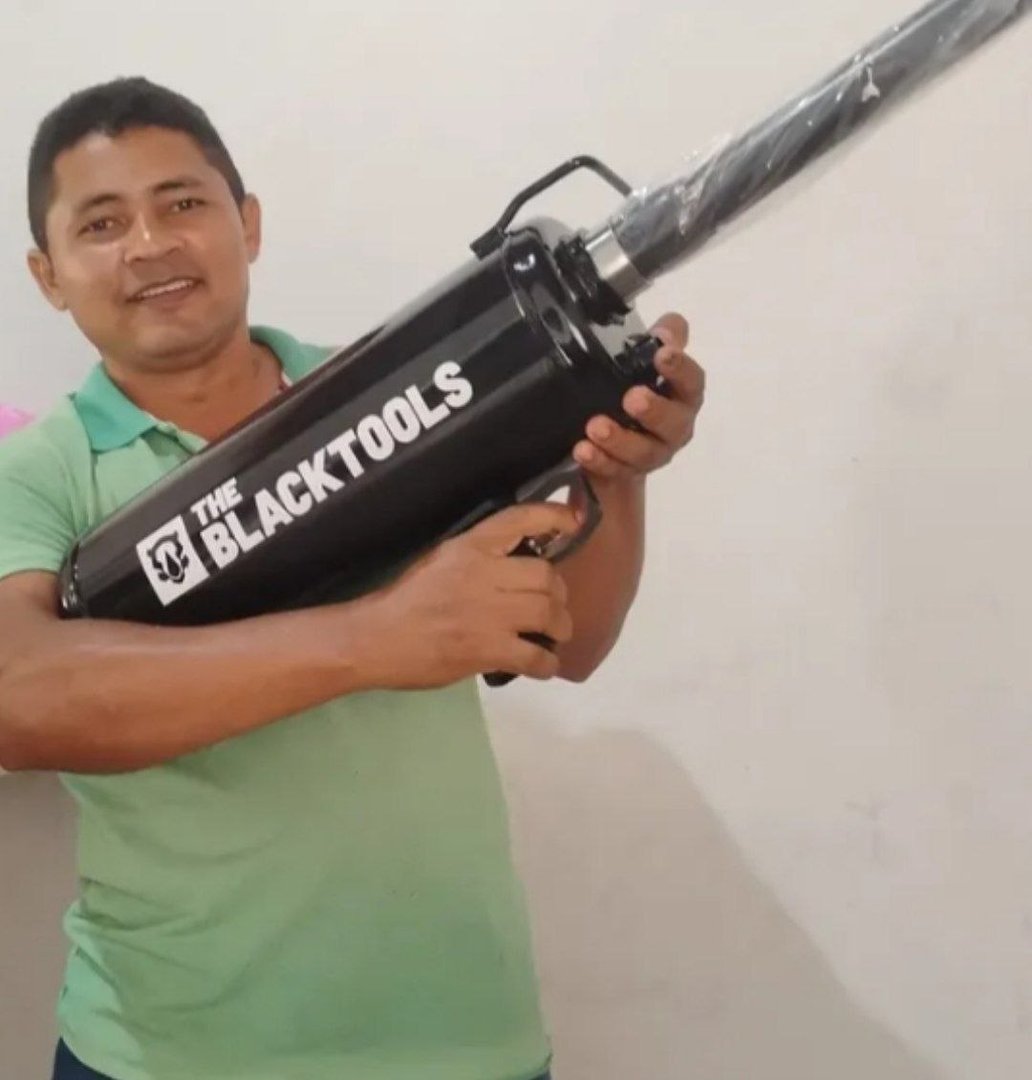 Assentador De Talão Tipo Bazooka 9 Litros Profissional