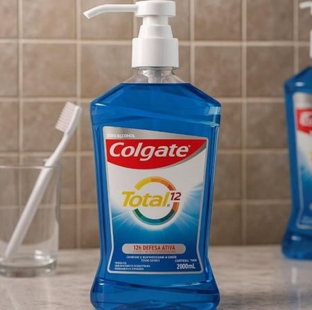 Colgate Enxaguante Bucal Total 12 Clean Mint 2000Ml