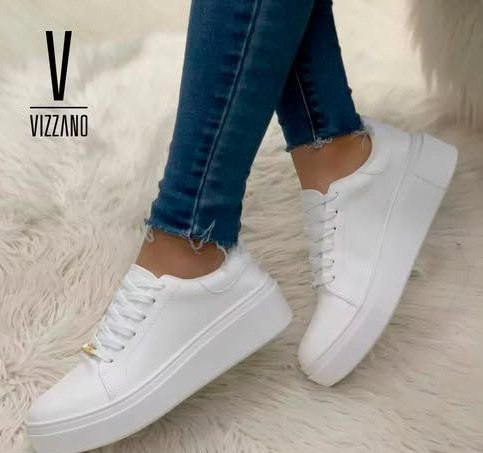 Tênis Vizzano Flatform Liso Feminino - Num. 34 ao 38