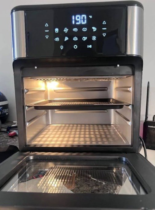 Fritadeira Elétrica Afon-12l-bg Forno Oven 12 Litros Preto Mondial 127v