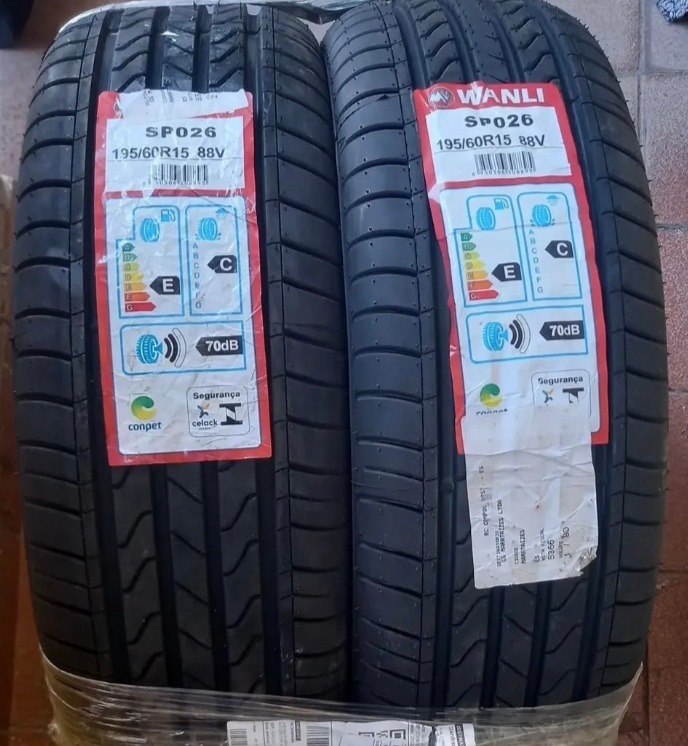 Kit 2 Pneus Wanli Carro SP026 P 195/60R15 88 V