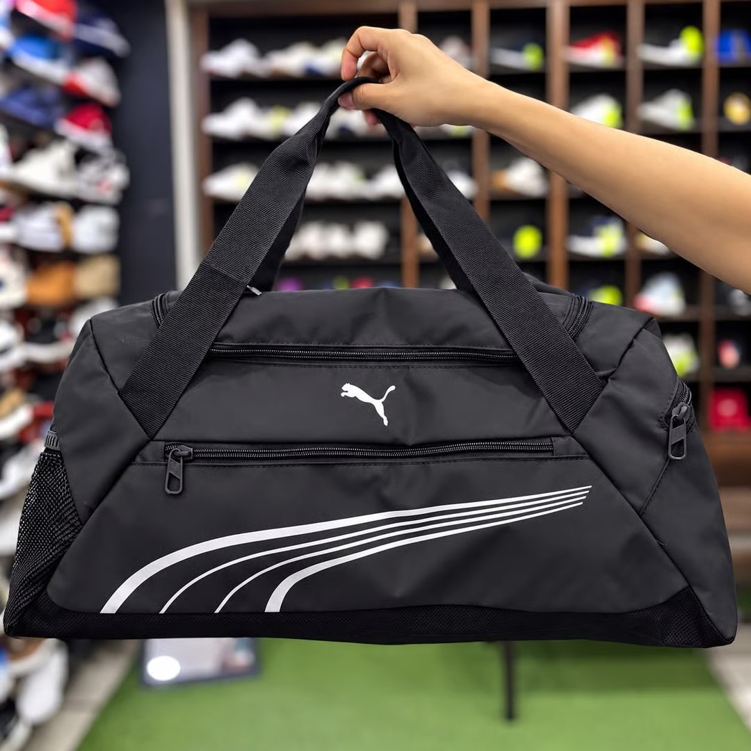 Mala Puma Preta Challenger Fundamentals Sports Media