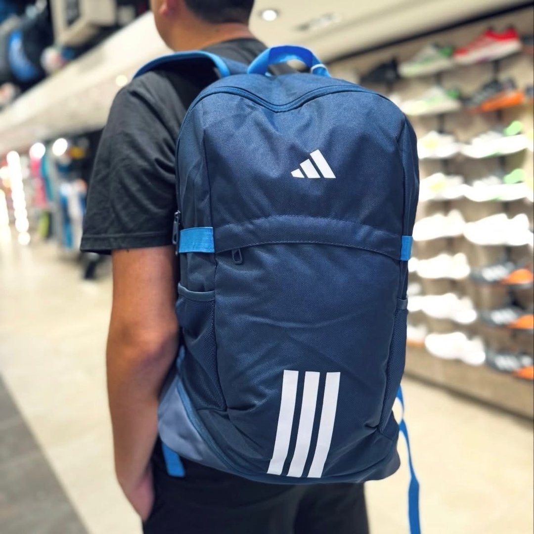 Mochila Esportiva Tiro adidas Azul / Team Navy Blue 2 / White Liso