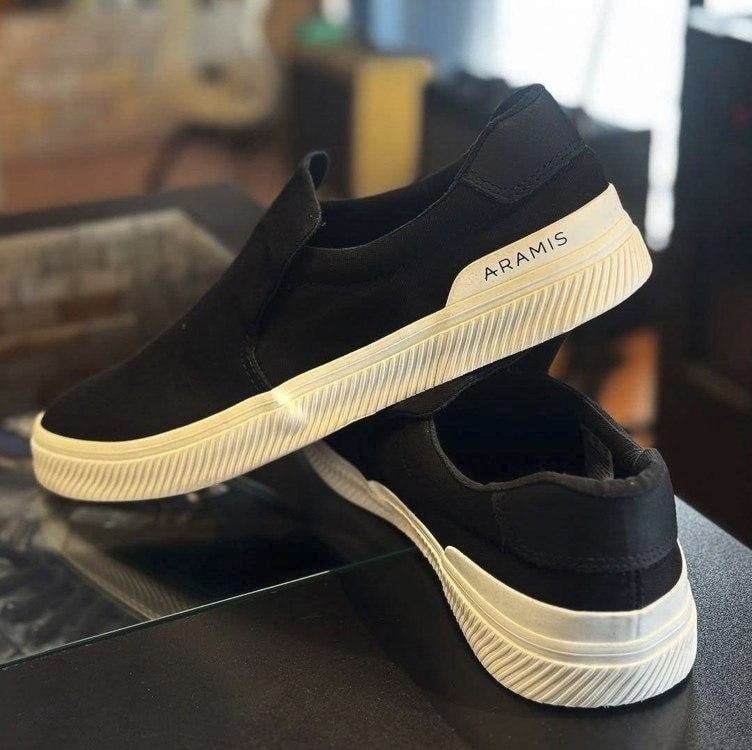 Tênis Masculino Aramis Daily Slip Canvas Preto