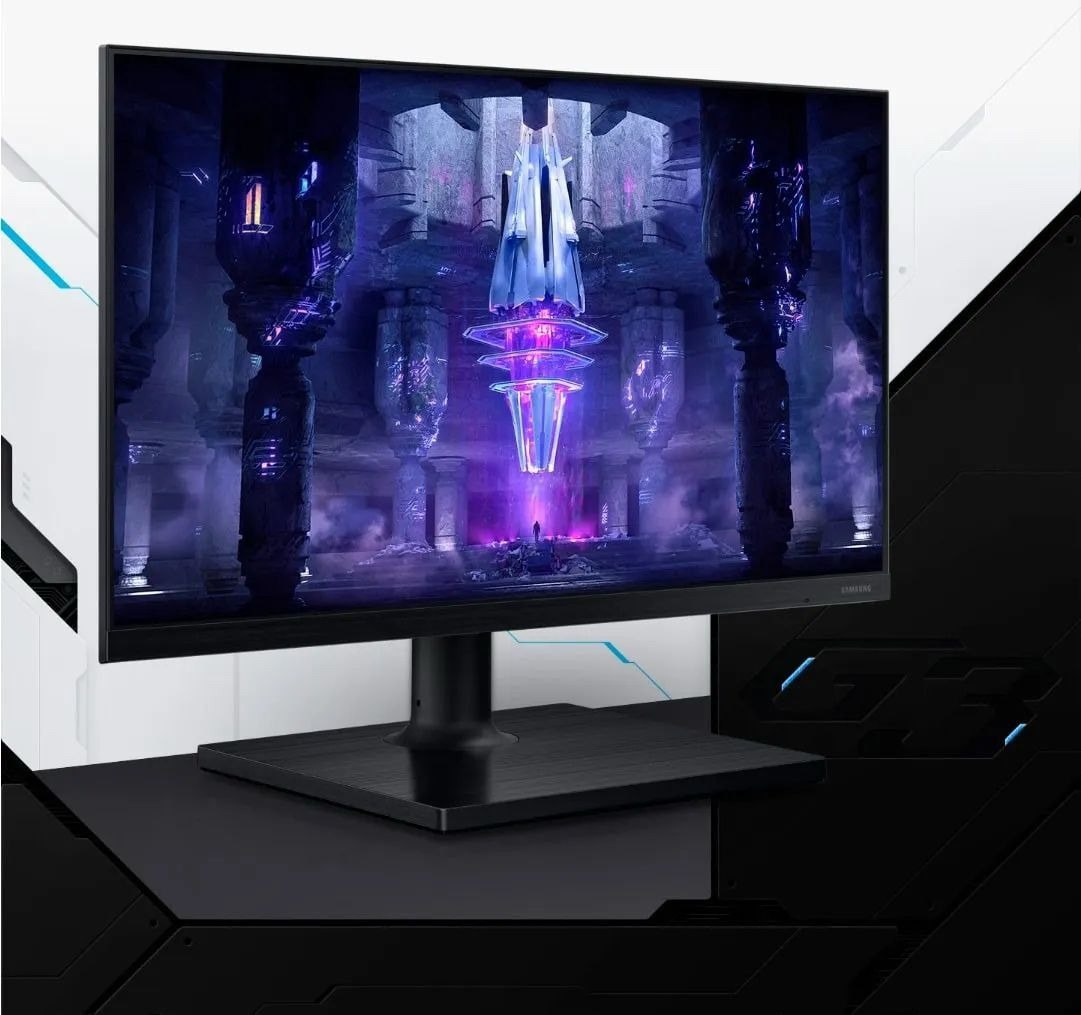 Monitor Samsung Odyssey G30 Ls24bg300elmzd 24  Full Hd Va 144hz Freesync Preto