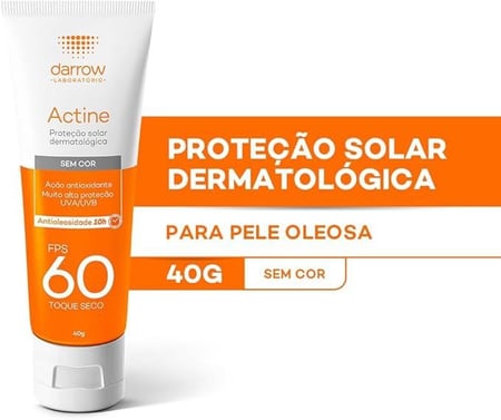 Darrow Actine Protetor Solar FPS 60 40g