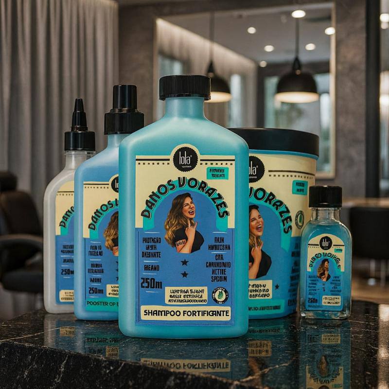 Kit Lola Cosmétics Reconstrução Danos Vorazes - 5 Produtos