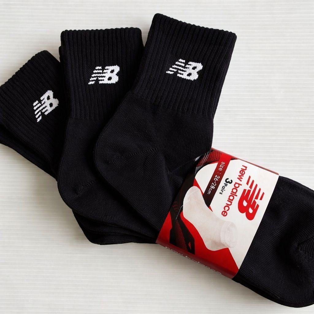 Kit 3 Meias New Balance Cano Longo