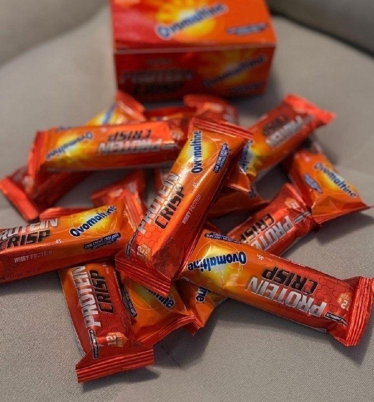 Barra De Proteína Crisp Bar Ovomaltine 12 Unidades Integralmédica