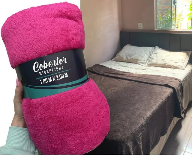 Mantinha Cobertor Soft Zelimari Casal Ultra Macio Luxo Aconchego 2,00m x 1,80m
