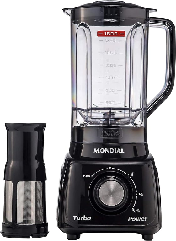 Liquidificador Turbo Power Mondial L-99 FB: Potência e Praticidad...