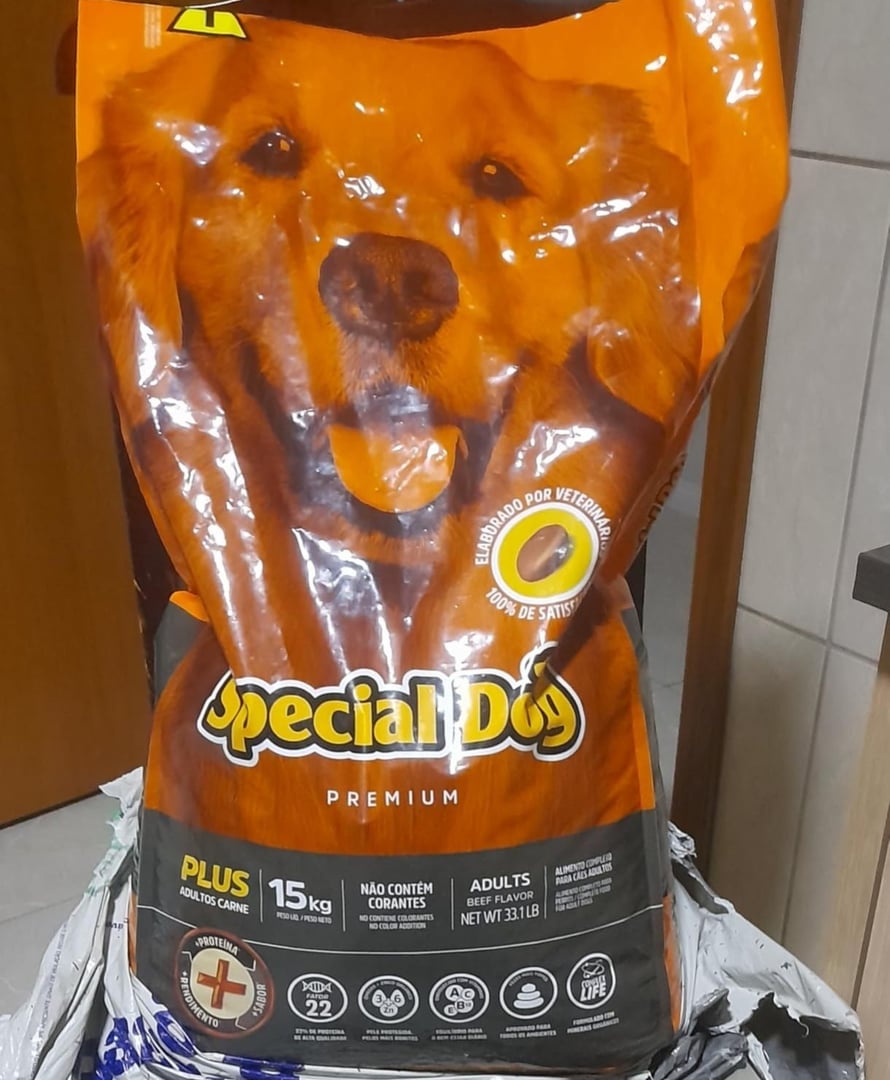 Ração Special Dog Premium Carne Plus Adultos 15Kg