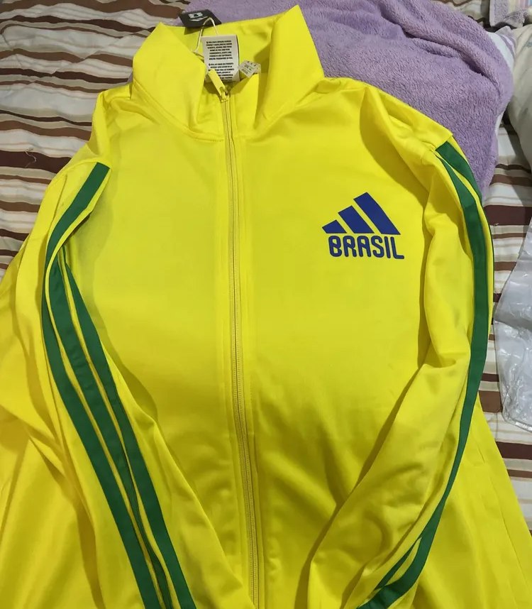 Jaqueta Adidas Brasil Copa Do Mundo Da Fifa 2026 Masculina - Tam. P e GG