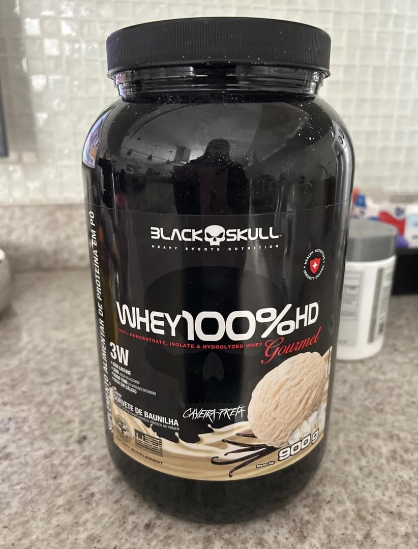 🤓WHEY 100% HD GOURMET BAUNILHA 900G