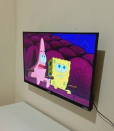Smart TV 32" AOC HD DLED Série 5155 32S5155/78G Roku TV 2025