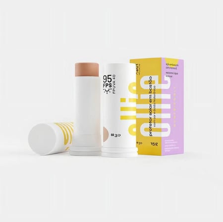 Protetor Solar Em Bastão Com Cor Fps 95 #30
