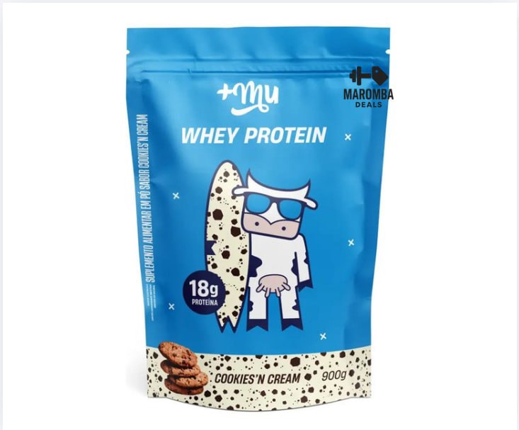 Whey Protein +mu Performance Cookies N' Cream 900g Biscoitos Com Creme