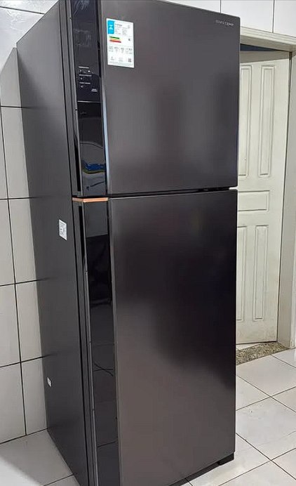 Geladeira Inteligente B= Smart Brastemp Frost Free Duplex 512 Litros cor Black Inox - BRM62AE