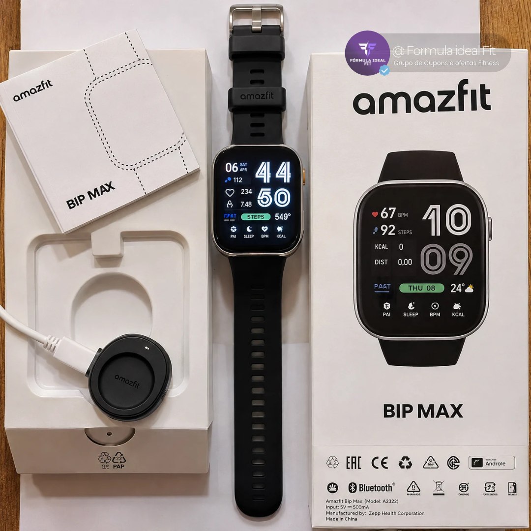 Relógio inteligente Amazfit Bip Max