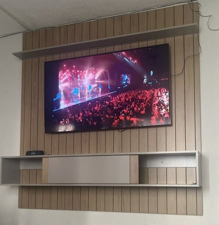 Painel para TV até 65" Caemmun Boreal 1.8 1 Prateleira