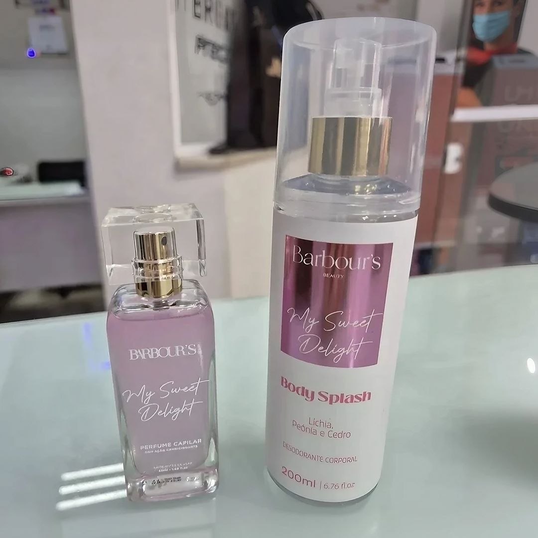 Perfume Capilar E Body Splash My Sweet Delight Barbour's