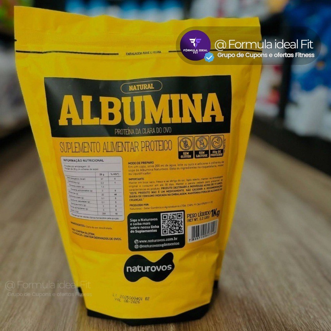 Albumina Naturovos De Chocolate 1 Kg