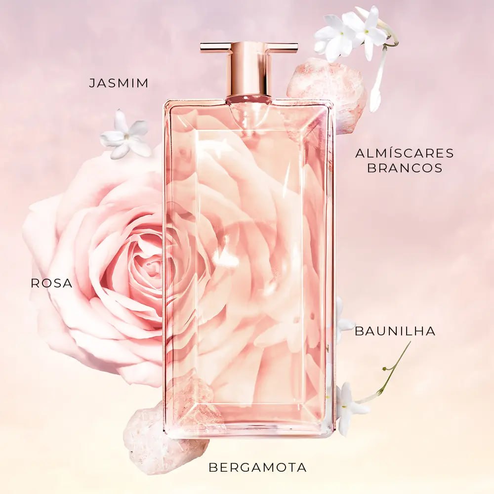 Idôle Lancôme, Perfume Feminino Eau De Parfum Chipre Floral Com Rosas Centifolia, Damascen...