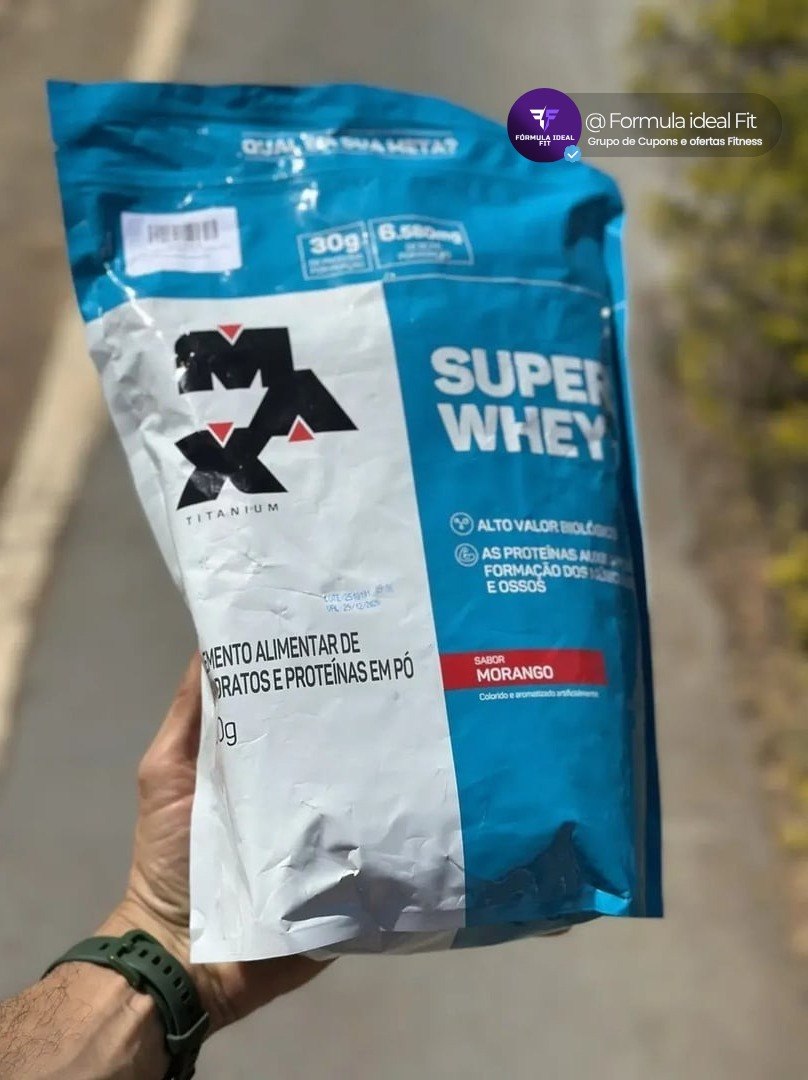 Super Whey Protein Refil 900g Max Titanium
