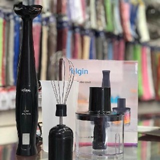 Mixer Turbo Chef 3 Em 1 200w Triturador E Fuet Elgin Preto 220v