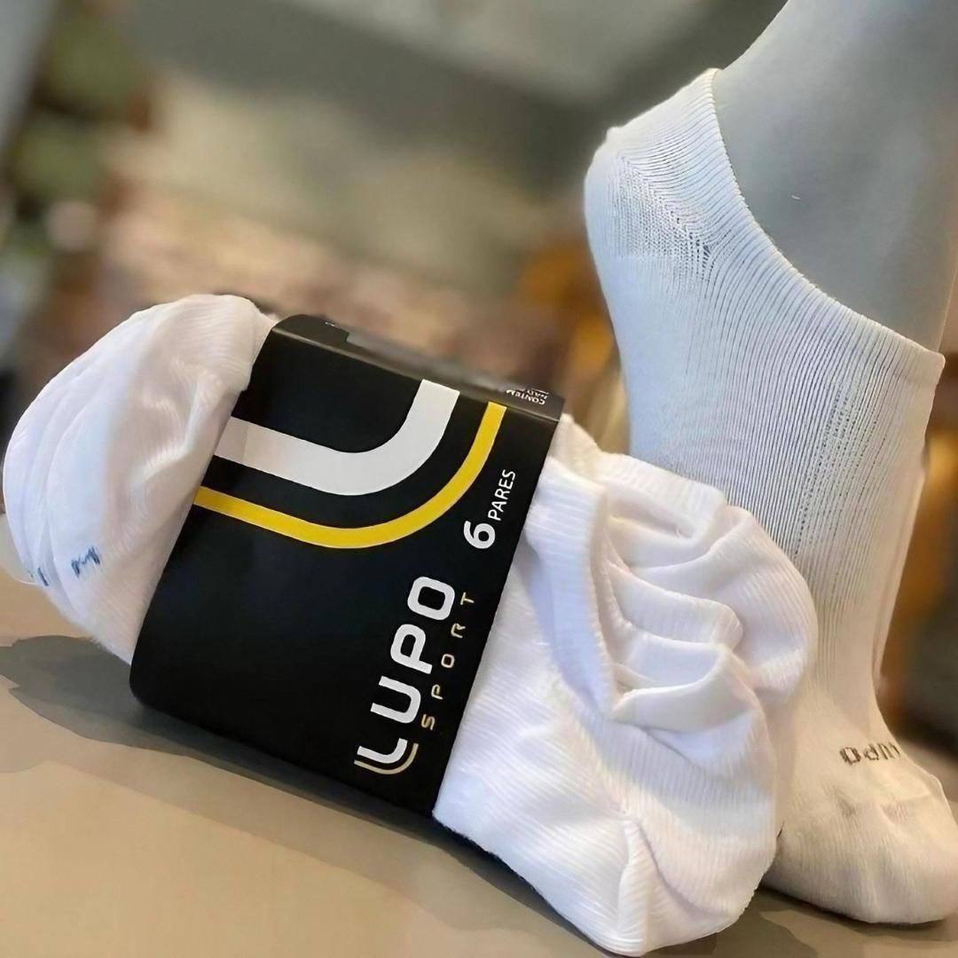 Kit Com 6 Pares De Meia Adulto Sapatilha Lupo Sport
