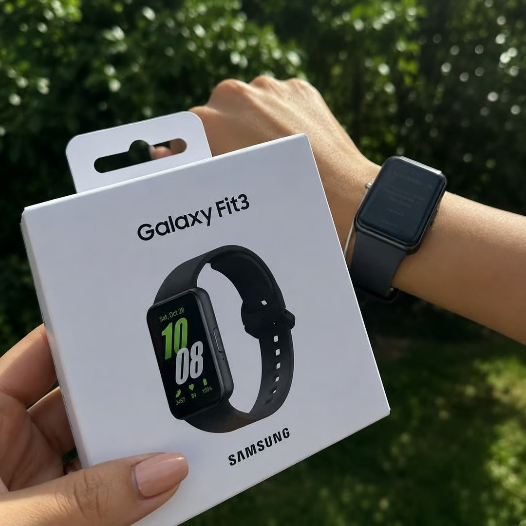 Smartwatch Samsung Galaxy Fit3 Display 1.6" Grafite