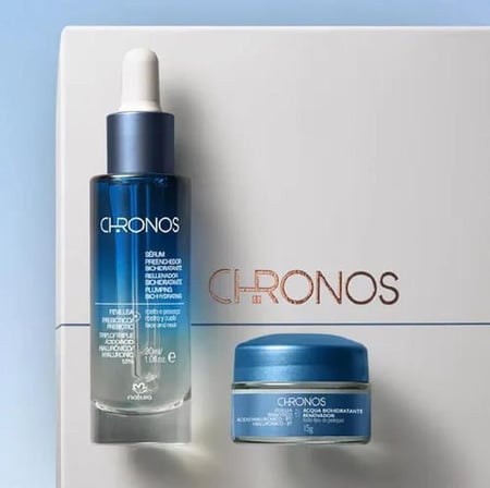 Presente Natura Chronos Biohidratação E Acqua