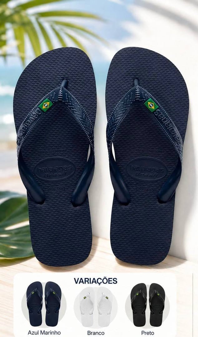 Chinelo Havaianas Brasil Unissex Adulto Original