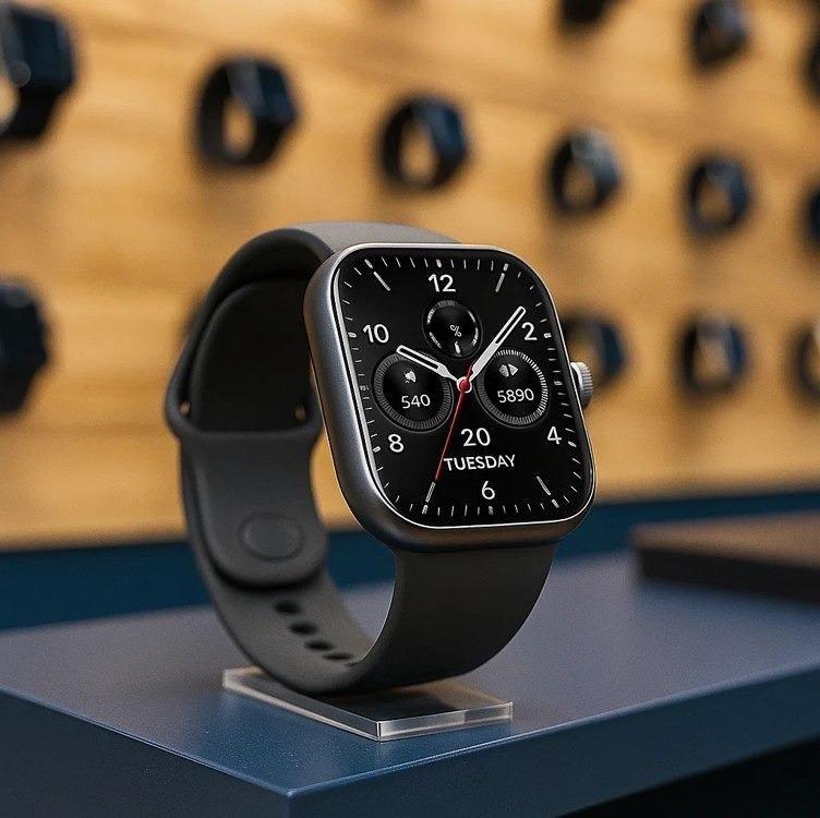 SmartWatch Bettdow relogio com 1.91" tátil e Alexa, à prova d'água IP68 com 100+ Modos Esportivos Faz e Recebe Ligações - preto