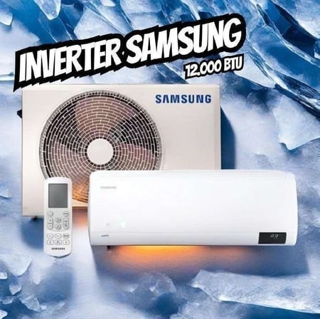 Ar-condicionado Split Inverter Samsung WindFree Connect Sem Vento 12.000 BTUs Frio AR12CVF...