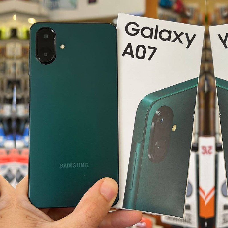 Celular Samsung Galaxy A07 256gb 8gb Câmera 50mp Verde