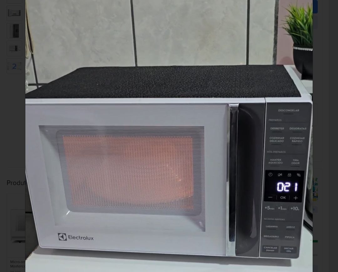 Micro-ondas Electrolux Branco 23l Efficient Me23b 127v