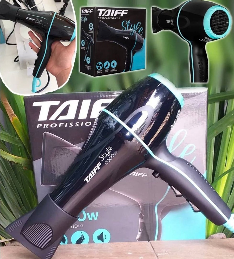 Secador Taiff Style 2000w Motor Ac Preto 127 V 127v