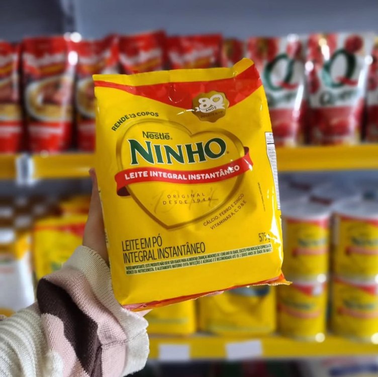 Leite em Pó Ninho Integral Instantâneo Sachê 575g