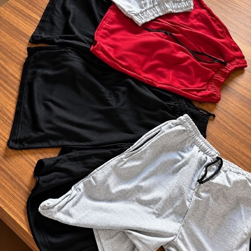 Kit 4 Bermuda Masculina Moletom