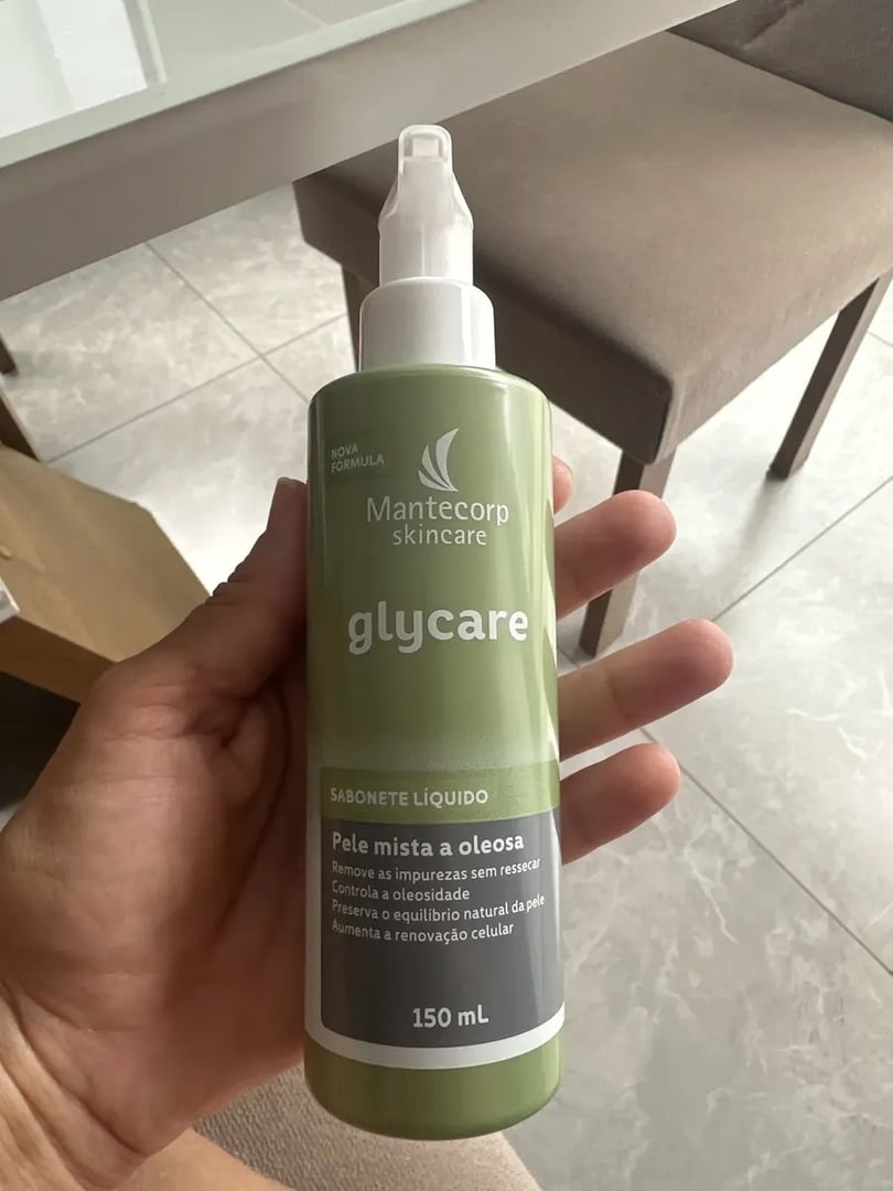 Sabonete Líquido Facial Glycare 150ml Mantecorp Skincare
