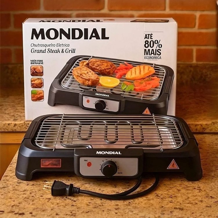 Churrasqueira Elétrica Mondial 1200W CH-07