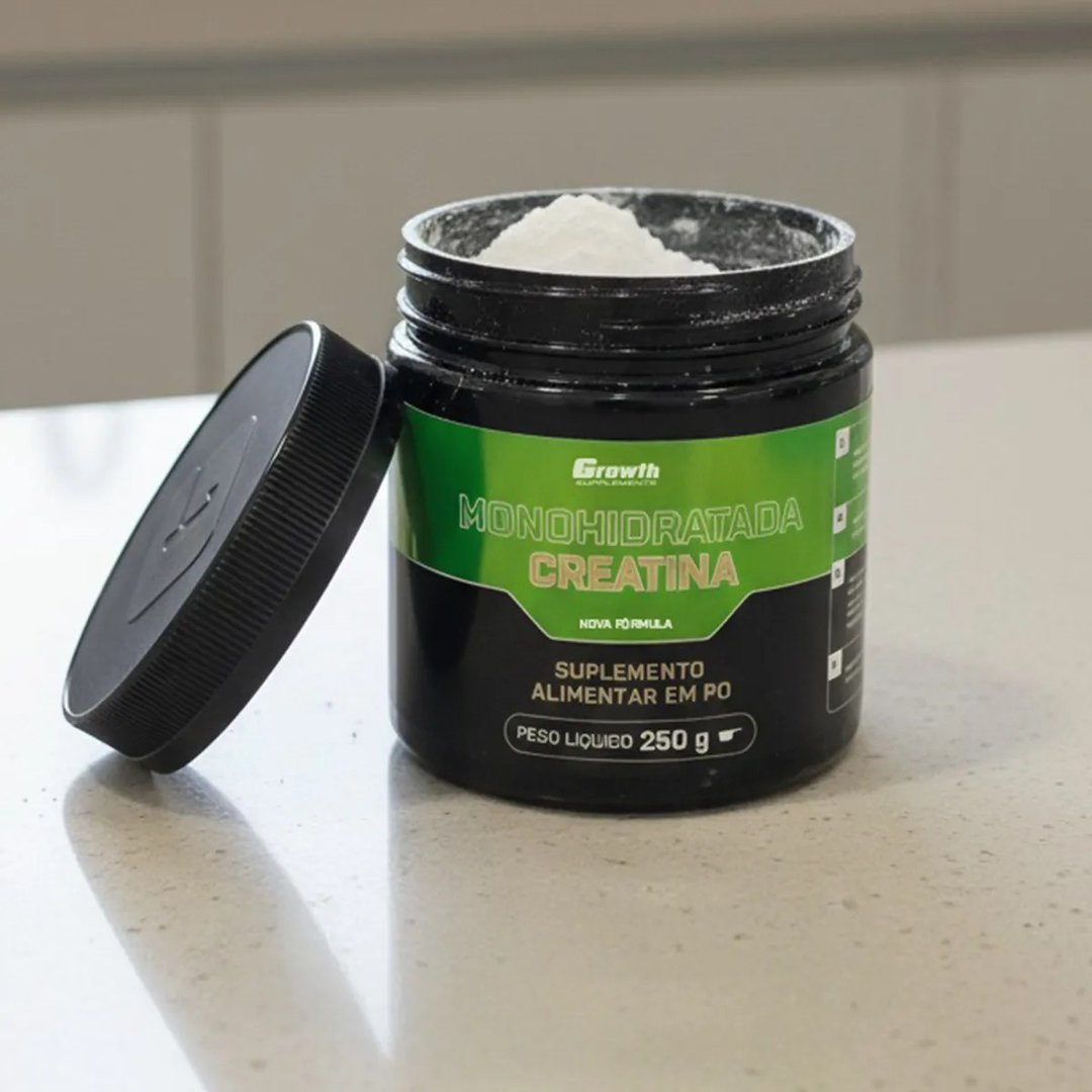 Creatina Monohidratada 250g Growth Supplements - Sem Sabor Em Pó