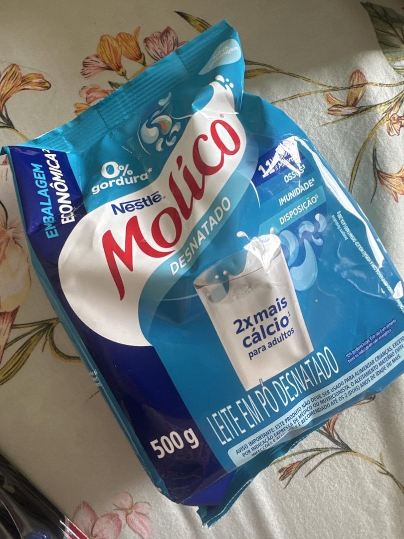 Molico Leite Em Pó Desnatado Total Cálcio 500G